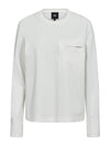 NÜ EMMA T-shirt met lange mouwen Tops en t-shirts 110 Creme