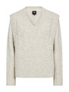NÜ ENICE gebreide blouse Breigoed 112 Bone