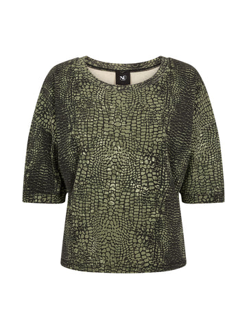 NÜ ENOLA T-shirt Tops en t-shirts 393 Army Croco