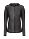 NÜ ENYA mesh T-shirt Tops en t-shirts Zwart