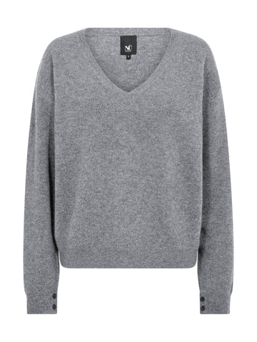 NÜ ERIKKA Blouse brei Breigoed 901 Grey
