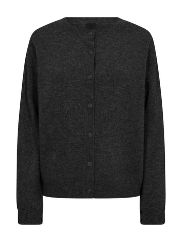 NÜ ERIKKA Vest gebreid Vest Zwart