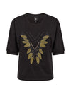 NÜ ERIN T-shirt Tops en t-shirts Zwart