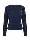 NÜ ERIN T-shirt met lange mouwen Tops en t-shirts 476 Navy