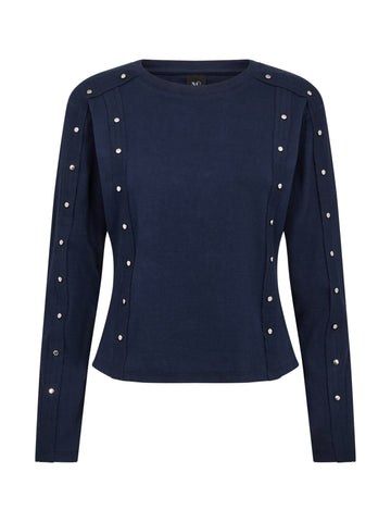 NÜ ERIN T-shirt met lange mouwen Tops en t-shirts 476 Navy
