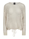 NÜ EVALINA Gebreide blouse Blouses 112 Bone