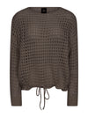 NÜ EVALINA Gebreide blouse Blouses 289 Brown