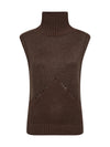 NÜ EVALINA gebreid vest Vesten 289 Brown