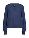 NÜ "EVANGELINE blouse gebreid" Breigoed 476 Navy