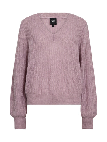 NÜ "EVANGELINE blouse gebreid" Breigoed 608 Rose