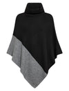 NÜ EVE poncho knit Ponchos 901 Grey mix