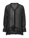 NÜ FELINE Blouse Blouses Zwart