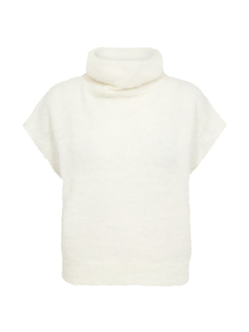NÜ FENJA blouse knit Breigoed 110 Creme