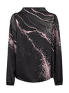 NÜ FIA blouse Blouses Zwart mix