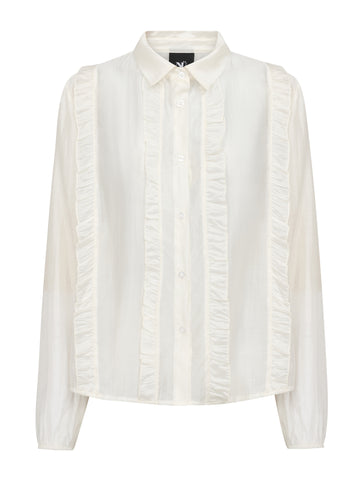 NÜ FINLEY shirt Overhemden 110 Creme