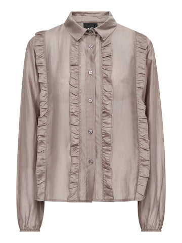 NÜ FINLEY shirt Overhemden 249 Cigar