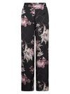 NÜ FLEUR Elina Trousers Broeken Zwart mix