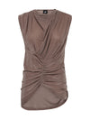 NÜ FLORRIE top Tops en t-shirts 227 Dark taupe