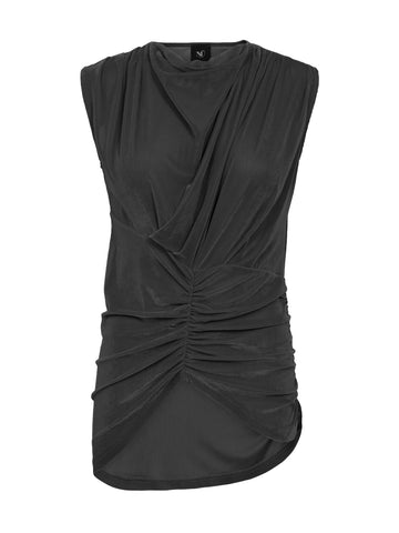 NÜ FLORRIE top Tops en t-shirts Zwart