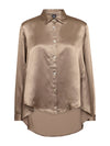 NÜ FLO shirt Overhemden 227 Dark taupe