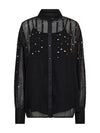 NÜ FRANKIE shirt Overhemden Zwart