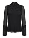 NÜ FRANNIE Blouse Blouses Zwart