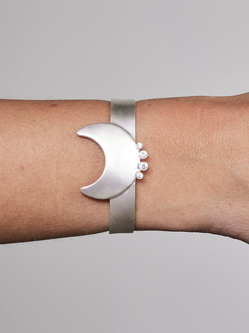 NÜ Moons No. 1 Armband Jewellery 022 Silver
