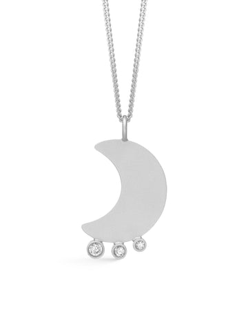 NÜ Moons No. 2 Ketting Jewellery 022 Silver