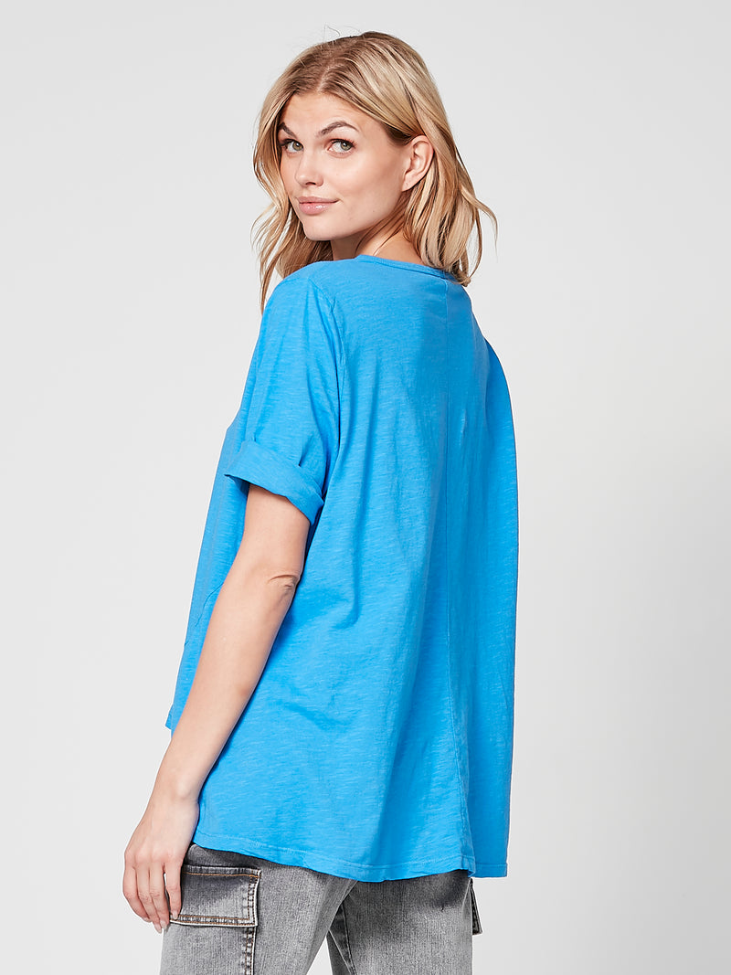 NÜ OAKLEE oversized T-shirt Tops en T-shirts 485 Electric blue