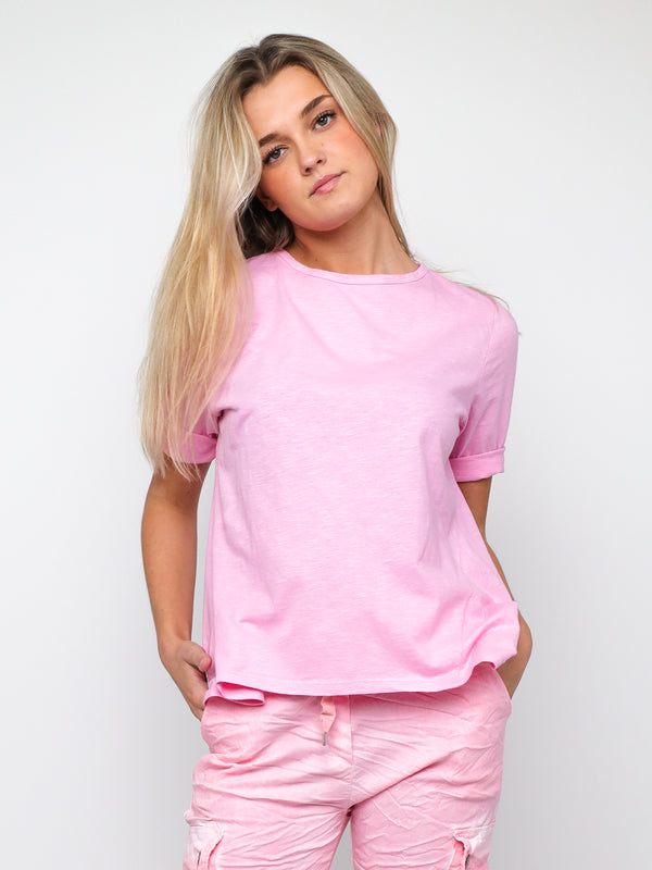 NÜ OAKLEE oversized t-shirt Tops en T-shirts 635 Pink
