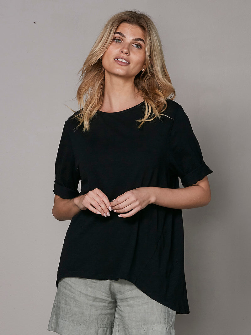 NÜ OAKLEE oversized t-shirt Tops en t-shirts Zwart