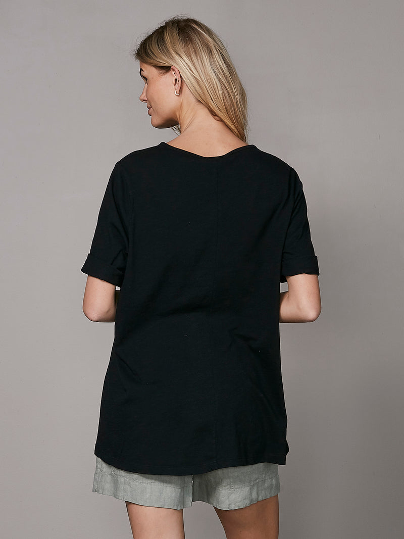 NÜ OAKLEE oversized t-shirt Tops en t-shirts Zwart