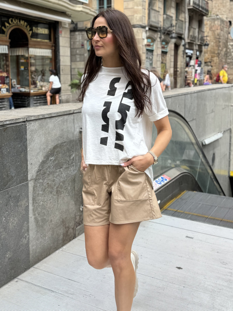 NÜ OAKLEE oversized t-shirt Tops en t-shirts 110 Creme