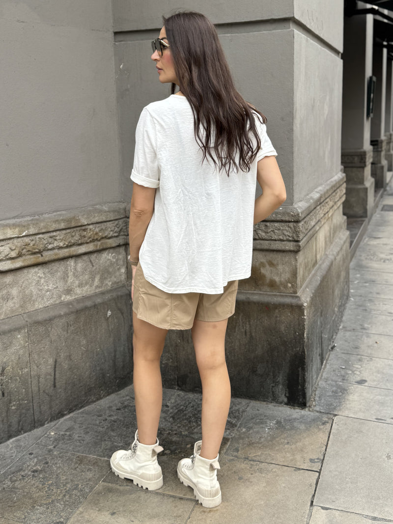 NÜ OAKLEE oversized t-shirt Tops en t-shirts 110 Creme