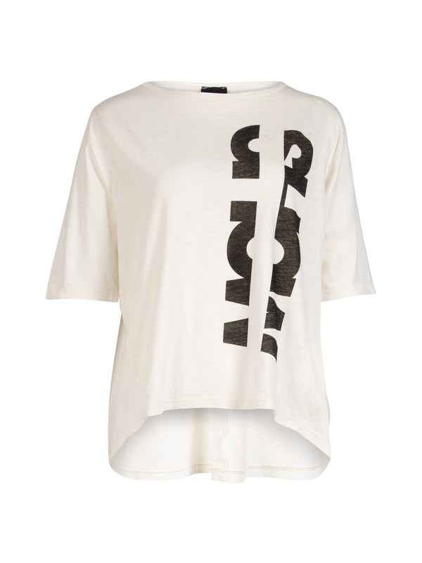 NÜ OAKLEE oversized t-shirt Tops en t-shirts 110 Creme