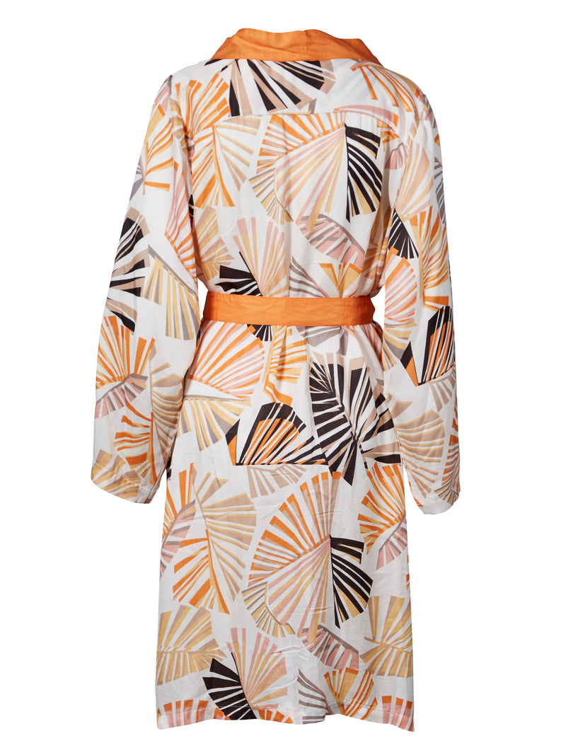 NÜ PENNY Kimono met patroon Jurken 644 Hot Orange mix