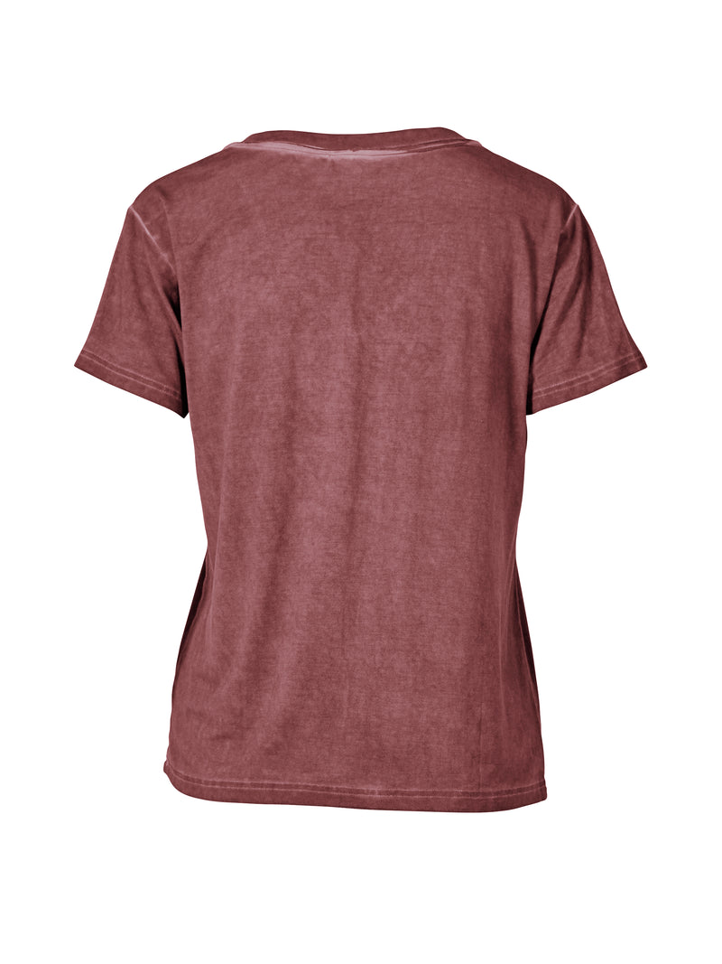 NÜ RUTH T-shirt Tops en t-shirts 685 Berry red