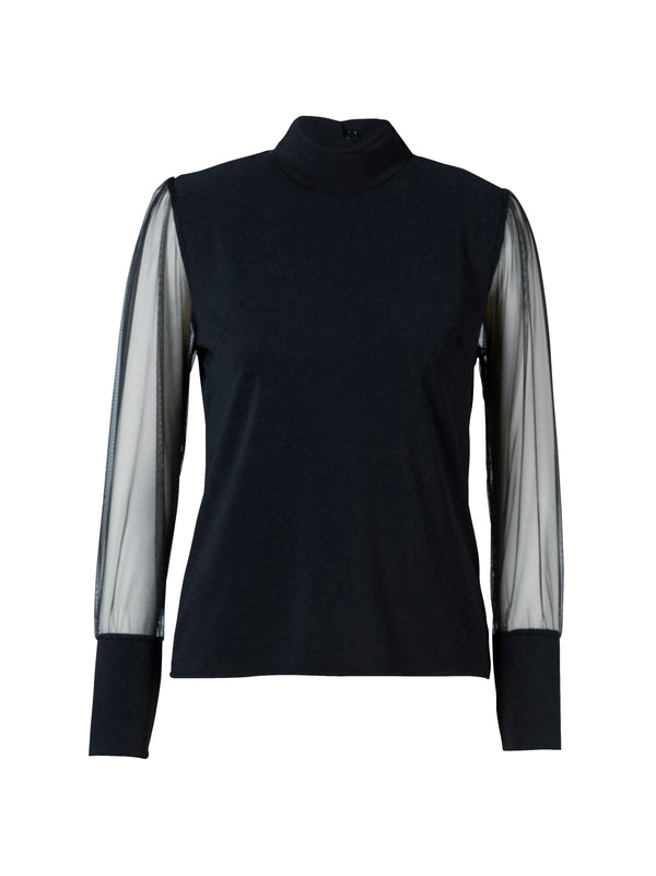 NÜ SAFINA Blouse Blouses Zwart