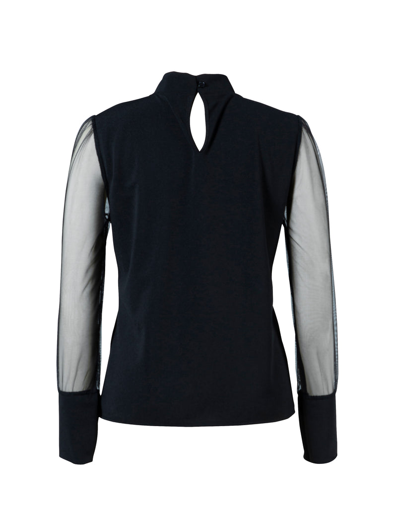 NÜ SAFINA Blouse Blouses Zwart