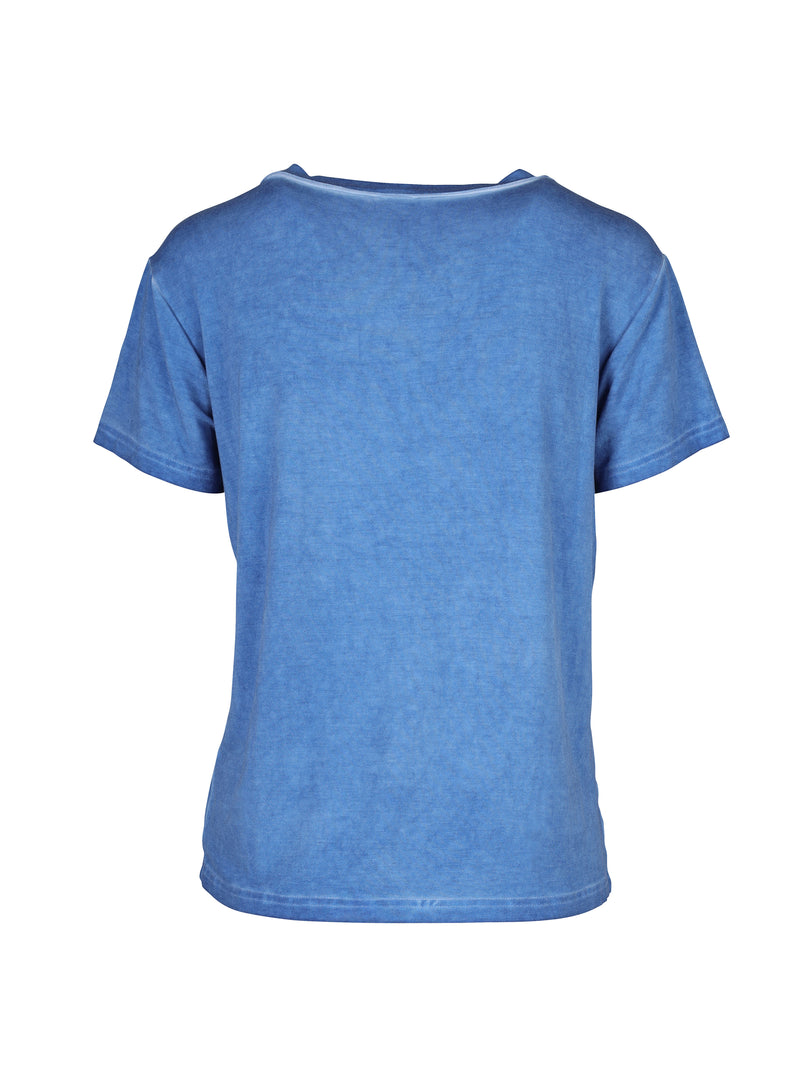 NÜ TENNA t-shirt met V-hals Tops en T-shirts 434 fresh blue