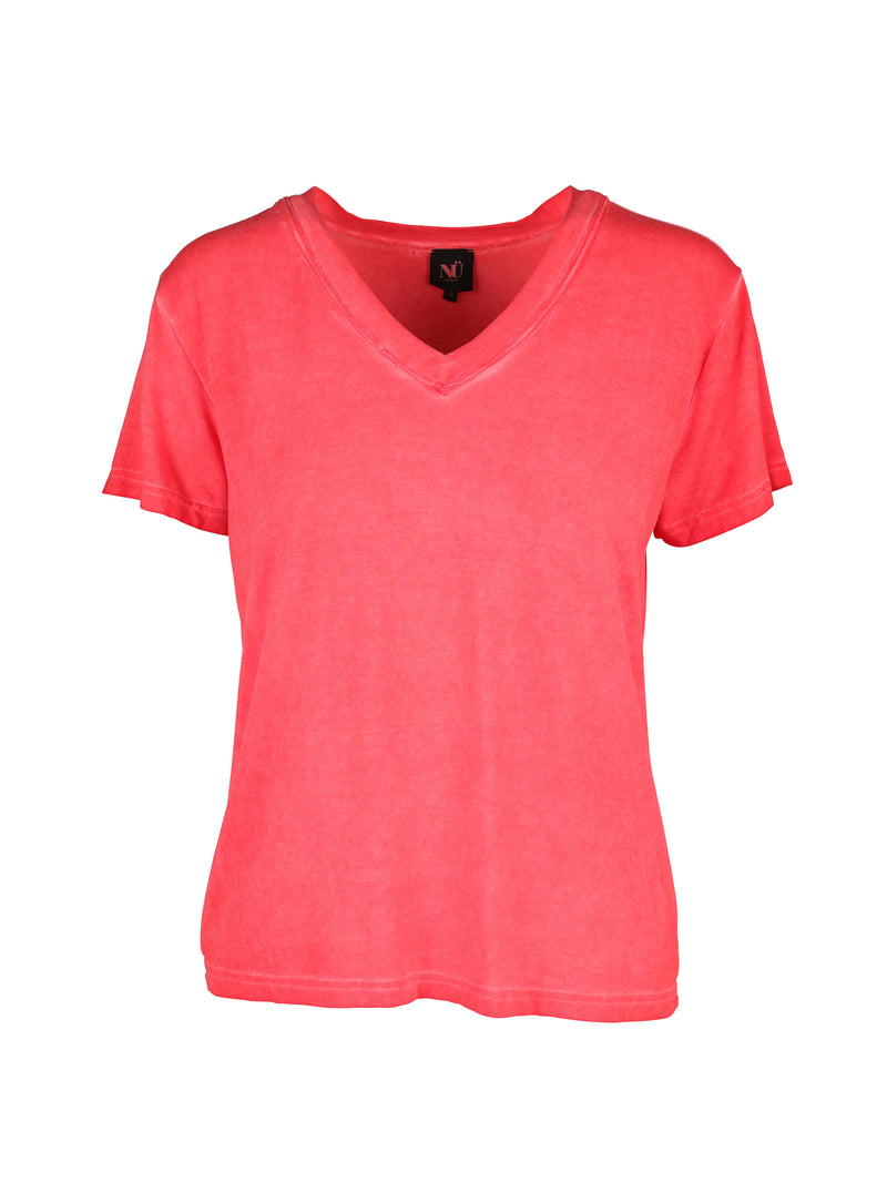 NÜ TENNA t-shirt met V-hals Tops en T-shirts 627 Bright red