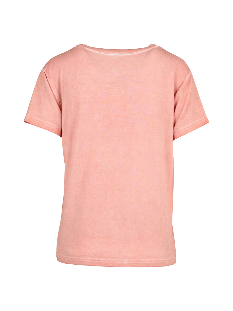 NÜ TENNA t-shirt met V-hals Tops en T-shirts 652 soft blush