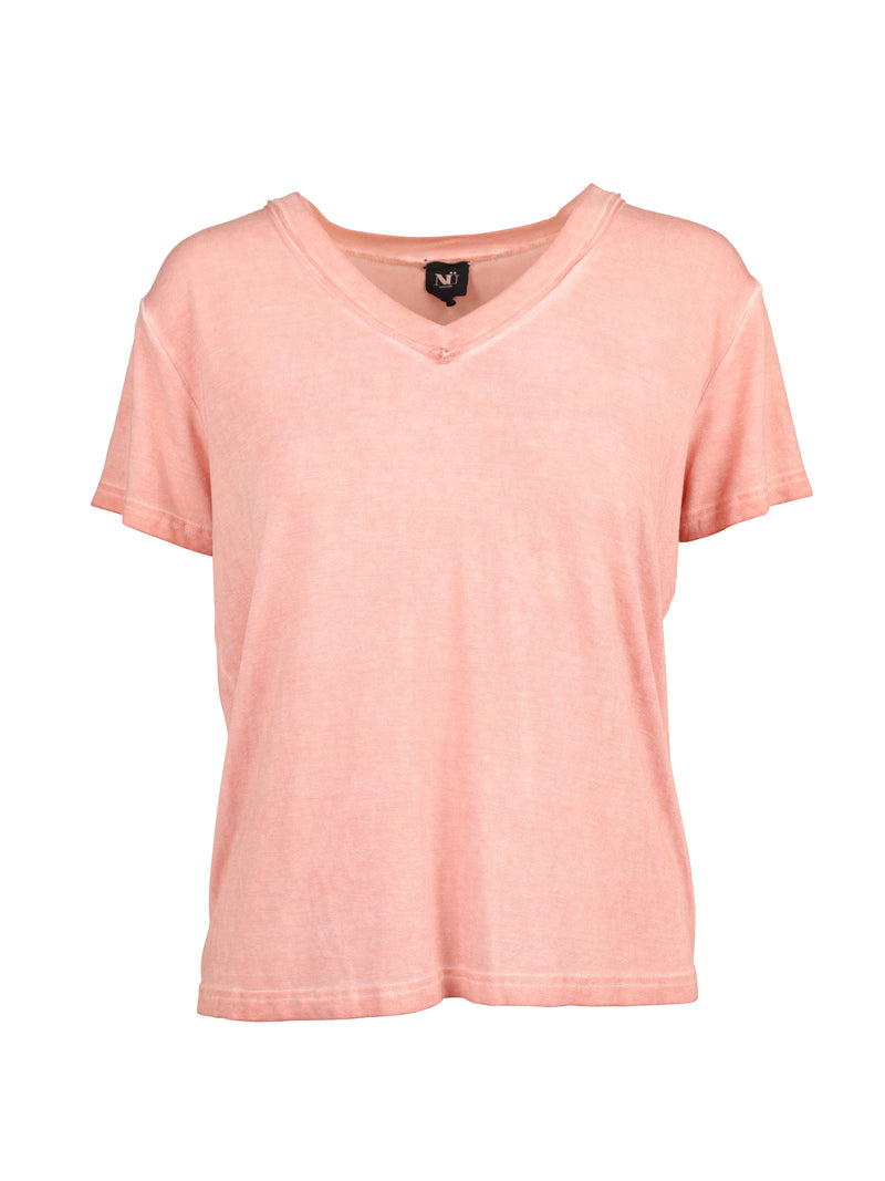 NÜ TENNA t-shirt met V-hals Tops en T-shirts 652 soft blush