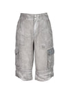 NÜ TERRA bermuda shorts met cold-dye look Shorts 910 kit