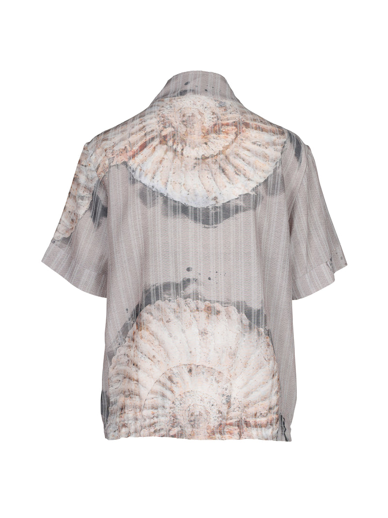 NÜ TIA top met fossielen Tops en T-shirts 125 Seasand mix