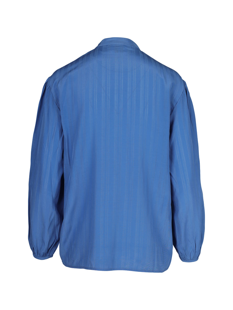 NÜ TIPPIE overhemd met gestreepte details Hemdblouse 434 fresh blue
