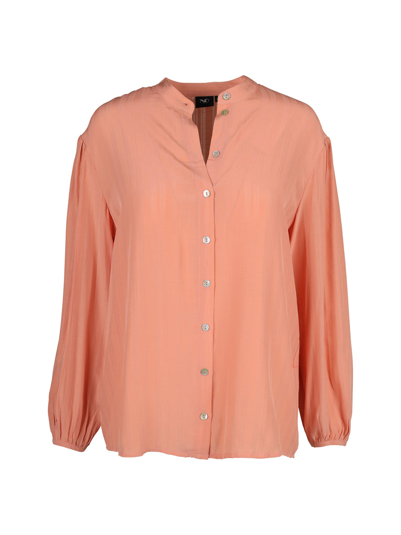 NÜ TIPPIE overhemd met gestreepte details Hemdblouse 652 soft blush