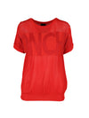 NÜ TOPSY top met tekst Tops en T-shirts 627 Bright red