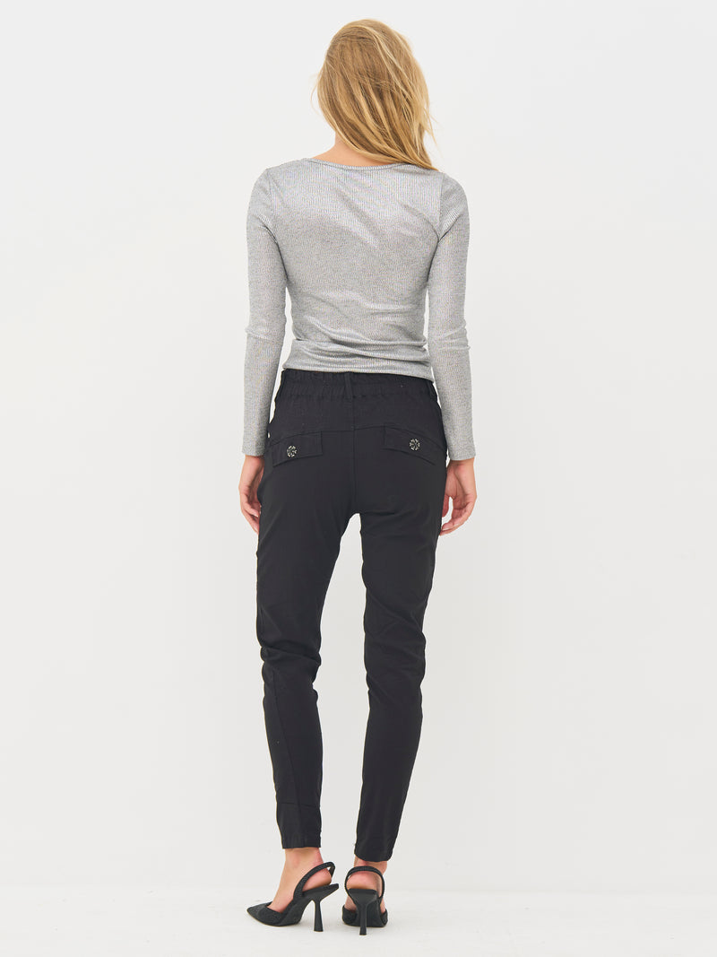 NÜ TRILLE BIA broek Broeken Zwart