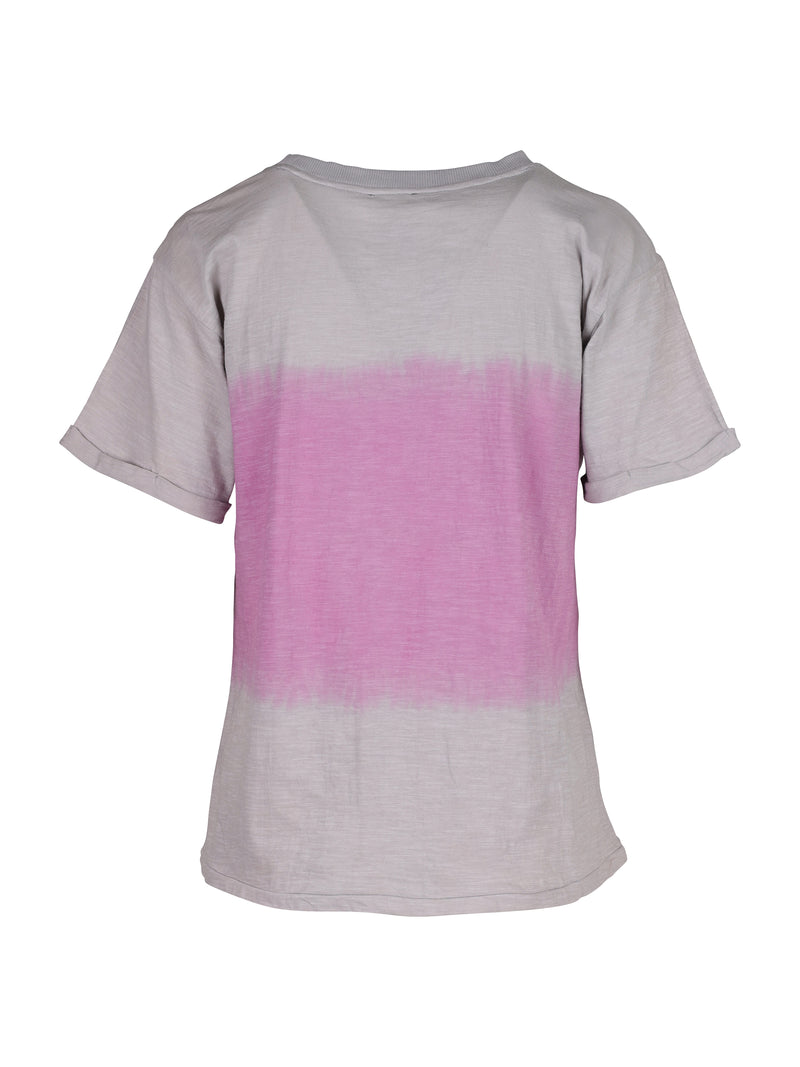 NÜ Tianna t-shirt met dip-dye look Tops en T-shirts 634 Pink Mist mix